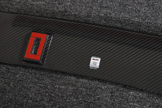 BMW X3M X3MC (F97) LCI 2022 2023 2024 with Aftermarket Parts - Rear Roof Spoiler Pre-preg Carbon Fiber from BCTXE Tuning