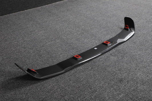 BMW X3M X3MC (F97) LCI 2022 2023 2024 with Aftermarket Parts - Rear Roof Spoiler Pre-preg Carbon Fiber from BCTXE Tuning