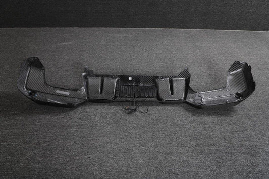 BMW X3M X3MC (F97) LCI 2022 2023 2024 with Aftermarket Parts - Rear Roof Spoiler Pre-preg Carbon Fiber from BCTXE Tuning