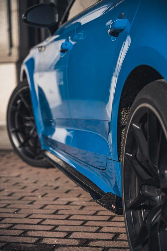 Audi S5 A5 B9.5 2020 2021 2022 2023 2024 with Aftermarket Parts - V1 Side Skirts Pre-preg Carbon Fiber from BCTXE Tuning