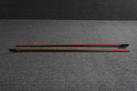 BMW X3 G01 & X3M X3MC F97 (Fits Both Pre-LCI & LCI) 2019 2020 2021 2022 2023 2024 & X4 G02 & X4M X4MC F98 (Fits Both Pre-LCI & LCI) 2019 2020 2021 2022 2023 2024 with Aftermarket Parts - V2 Side Skirts Pre-preg Carbon Fiber from BCTXE Tuning