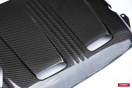 Mercedes Benz C63S C63 AMG W205 2015-2022 & GLC63 AMG X254 C254 2018-2021 & AMG GT GTS GTC GTR Pro C190 2016-2021 with Aftermarket Parts - Carbon Fiber FRP Engine Cover from CMST Tuning