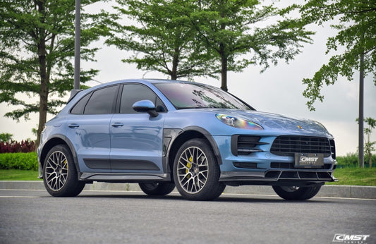 Porsche Macan 95B.1 Base/S/GTS/Sport Edition/Turbo 2015-2018 & Macan 95B.2 Base/S/GTS/Turbo 2019-2021 with Aftermarket Parts - Carbon Fiber & FRP Front Fenders from CMST Tuning