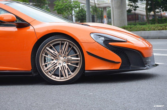 McLaren 650S 2015 2016 with Aftermarket Parts - Front Lip Carbon Fiber / FRP from CMST Tuning
