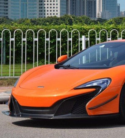 McLaren 650S 2015 2016 with Aftermarket Parts - Front Lip Carbon Fiber / FRP from CMST Tuning