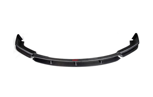 Tesla Model X P100D 100D 90D 75D 60D Performance Long Range Base 2016-2021 with Aftermarket Parts - Front Lip Splitter Carbon Fiber / FRP from CMST Tuning