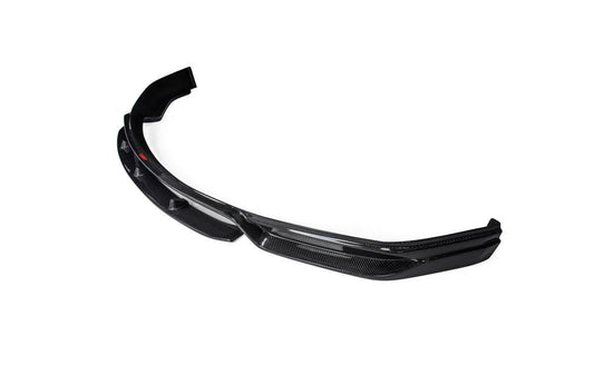 Tesla Model X P100D 100D 90D 75D 60D Performance Long Range Base 2016-2021 with Aftermarket Parts - Front Lip Splitter Carbon Fiber / FRP from CMST Tuning