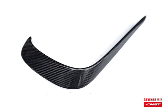 Porsche Cayenne 9Y0 9Y0.1 Base/S 2019-2023 & Cayenne 9Y3 9Y3.1 Base/S 2019-2023 (fitment not suitable for bumpers with sport design package) with Aftermarket Parts - Carbon Fiber & FRP Upper Valences from CMST Tuning