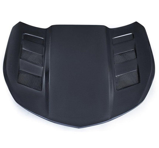 Camaro 6th Gen Z/28 2SS 1SS 3LT 2LT 1LT 2LS 1LS 2015-2024 & Camaro 6th Gen ZL1 2017-2024 with Aftermarket Parts - V1 Vented Style Hood Bonnet Carbon Fiber / FRP from CMST Tuning