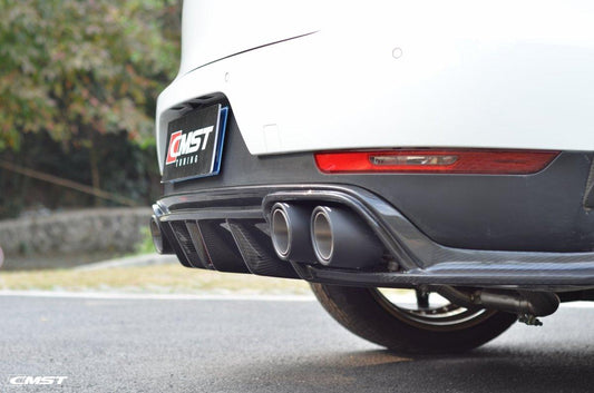 Porsche Macan 95B.1 Base/S/GTS/Sport Edition/Turbo 2015-2018 with Aftermarket Parts - Vacuumed Carbon & FRP Rear Diffuser from CMST Tuning