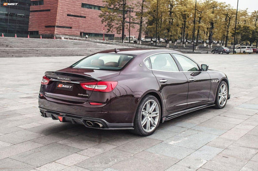 Maserati Quattroporte 2014-2016 with Aftermarket Parts - Rear Diffuser Carbon Fiber / FRP from CMST Tuning