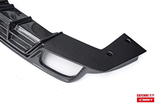 Porsche Cayenne 9Y0 9Y0.1 Base/S/Turbo/Turbo S 2019 2023 & Cayenne 9Y3 9Y3.1 Base/S/Turbo/Turbo S 2019-2023with Aftermarket Parts - Carbon Fiber & FRP Rear Diffuser from CMST Tuning