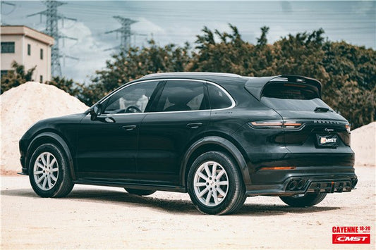 Porsche Cayenne 9Y0 9Y0.1 Base/S/Turbo/Turbo S 2019 2023 & Cayenne 9Y3 9Y3.1 Base/S/Turbo/Turbo S 2019-2023with Aftermarket Parts - Carbon Fiber & FRP Rear Diffuser from CMST Tuning