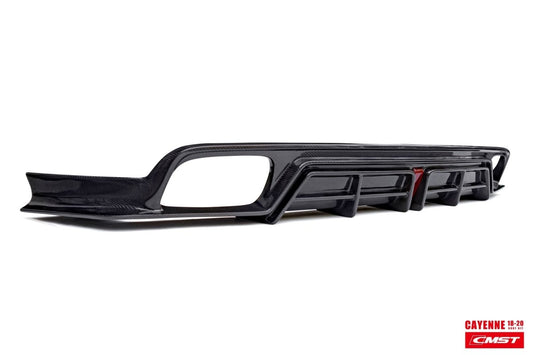 Porsche Cayenne 9Y0 9Y0.1 Base/S/Turbo/Turbo S 2019 2023 & Cayenne 9Y3 9Y3.1 Base/S/Turbo/Turbo S 2019-2023with Aftermarket Parts - Carbon Fiber & FRP Rear Diffuser from CMST Tuning