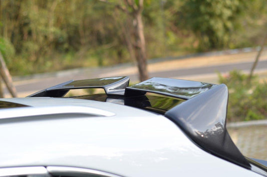 Porsche Macan 95B.1 Base/S/GTS/Sport Edition/Turbo 2016 2017 2018 & Macan 95B.2 Base/S/GTS/Turbo 2019 2020 2021 with Aftermarket Parts - Rear Roof Spoiler Carbon Fiber / FRP from CMST Tuning