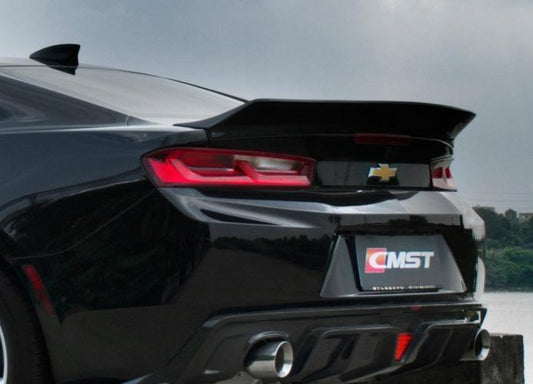 Chevrolet Camaro 6th Gen Z/28 2SS 1SS 3LT 2LT 1LT 2LS 1LS 2015-2024 & Camaro 6th Gen ZL1 2017-2024 with Aftermarket Parts - Rear Spoiler Carbon Fiber / FRP from CMST Tuning