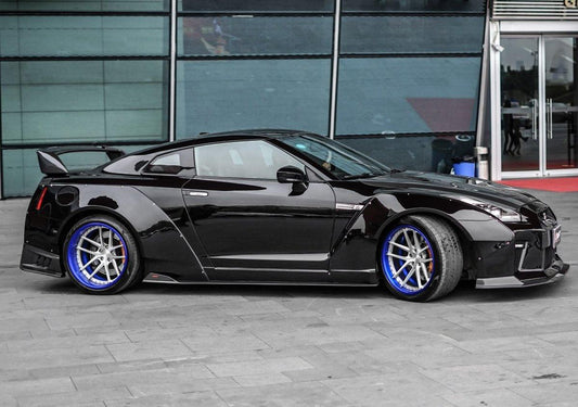 Nissan GTR Nismo T-Spec Black Edition Track Eidtion Premium Pure 2008-2023 with Aftermarket Parts - Rear Spoiler Wing Carbon Fiber / FRP from CMST Tuning