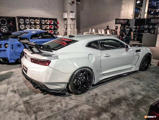 Chevrolet Camaro 6th Gen Z/28 2SS 1SS 3LT 2LT 1LT 2LS 1LS 2015-2024 & Camaro 6th Gen ZL1 2017-2024 with Aftermarket Parts - Rear Wing Carbon Fiber / FRP from CMST Tuning