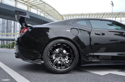 Chevrolet Camaro 6th Gen Z/28 2SS 1SS 3LT 2LT 1LT 2LS 1LS 2015-2024 & Camaro 6th Gen ZL1 2017-2024 with Aftermarket Parts - Rear Wing Carbon Fiber / FRP from CMST Tuning