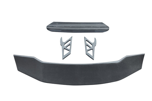 Lamborghini Huracan Tecnica LP610 LP580 2015-2024 with Aftermarket Parts - Rear Wing (aluminum uprights included) & Wing Base Carbon Fiber/FRP from CMST Tuning
