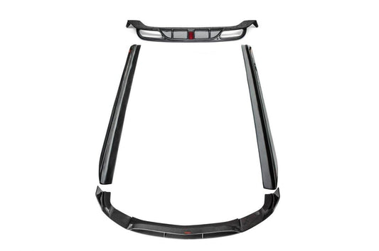 Mercedes Benz C-Class C63S C63 C43 AMG C400 C300 W205 2015-2021 Sedan & C-Class C63S C63 C43 AMG C300 W205 2016-2022 Coupe Convertible with Aftermarket Parts - Carbon Fiber FRP Side Skirts from CMST Tuning