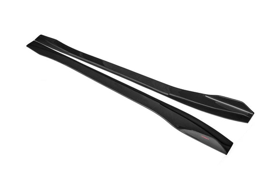 Nissan GTR Nismo T-Spec Black Edition Track Eidtion Premium Pure 2008-2023 with Aftermarket Parts - V1 Style Side Skirts Carbon Fiber / FRP from CMST Tuning