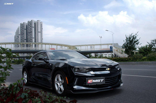 Chevrolet Camaro 6th Gen Z/28 2SS 1SS 3LT 2LT 1LT 2LS 1LS 2015-2024 & Camaro 6th Gen ZL1 2017-2024 with Aftermarket Parts - V1 Style Side Skirts Carbon Fiber/FRP from CMST Tuning