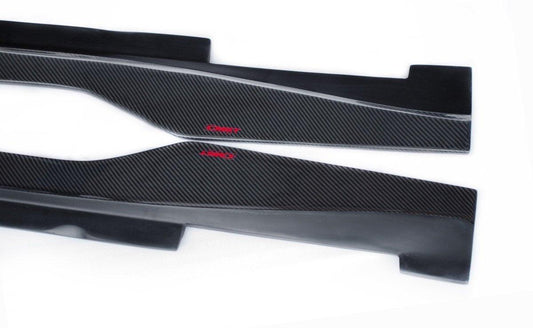 Chevrolet Camaro 6th Gen Z/28 2SS 1SS 3LT 2LT 1LT 2LS 1LS 2015-2024 & Camaro 6th Gen ZL1 2017-2024 with Aftermarket Parts - V1 Style Side Skirts Carbon Fiber/FRP from CMST Tuning