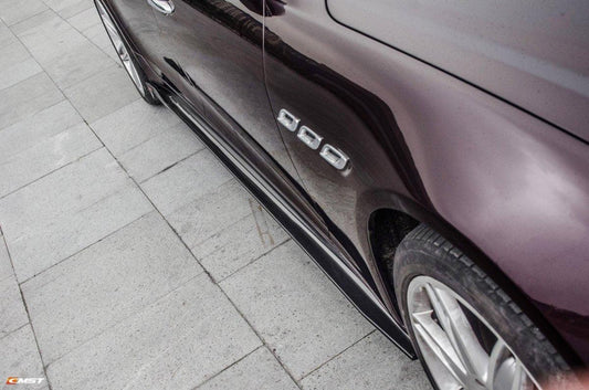 Maserati Quattroporte 2014-ON with Aftermarket Parts - Side Skirts Carbon Fiber / FRP from CMST Tuning