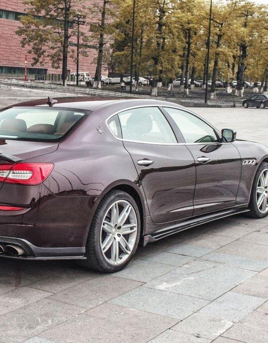 Maserati Quattroporte 2014-ON with Aftermarket Parts - Side Skirts Carbon Fiber / FRP from CMST Tuning