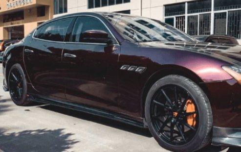 Maserati Quattroporte 2017-ON with Aftermarket Parts - Side Skirts Carbon Fiber / FRP from CMST Tuning