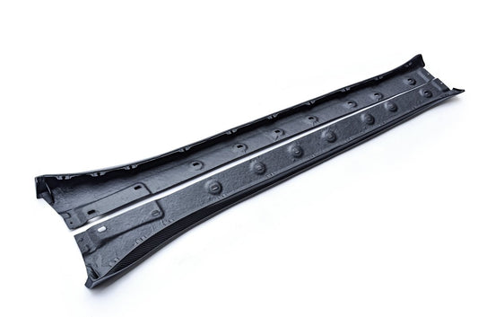 Porsche 991 991.1 911 Carerra Base/S/T 2012-2016 & 991 991.2 911 Carerra Base/S/T 2017 2018 2019 (fitment only suitable for if OEM plastic side skirts are present) with Aftermarket Parts - GT2RS Style Side Skirts Carbon Fiber / FRP from CMST Tuning