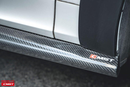 PorscheCayenne 9Y0 9Y0.1 Base/S/GTS/Turbo/Turbo S 2019-2023 & Cayenne 9Y0 9Y0.2 Base/S/GTS/Turbo/Turbo S 2024-ON & Cayenne 9Y3 9Y3.1 Base/S/GTS/Turbo/Turbo S/Turbo GT 2019-2023 & Cayenne 9Y3 9Y3.2 Base/S/GTS/Turbo/Turbo S/Turbo GT 2024-ON with Aftermarket Parts - Carbon Fiber & FRP Side Skirts from CMST Tuning