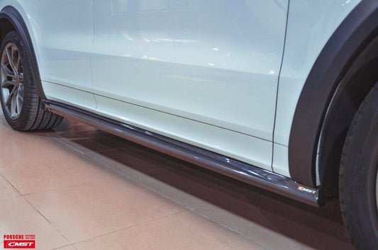 PorscheCayenne 9Y0 9Y0.1 Base/S/GTS/Turbo/Turbo S 2019-2023 & Cayenne 9Y0 9Y0.2 Base/S/GTS/Turbo/Turbo S 2024-ON & Cayenne 9Y3 9Y3.1 Base/S/GTS/Turbo/Turbo S/Turbo GT 2019-2023 & Cayenne 9Y3 9Y3.2 Base/S/GTS/Turbo/Turbo S/Turbo GT 2024-ON with Aftermarket Parts - Carbon Fiber & FRP Side Skirts from CMST Tuning