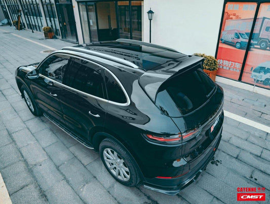 PorscheCayenne 9Y0 9Y0.1 Base/S/GTS/Turbo/Turbo S 2019-2023 & Cayenne 9Y0 9Y0.2 Base/S/GTS/Turbo/Turbo S 2024-ON & Cayenne 9Y3 9Y3.1 Base/S/GTS/Turbo/Turbo S/Turbo GT 2019-2023 & Cayenne 9Y3 9Y3.2 Base/S/GTS/Turbo/Turbo S/Turbo GT 2024-ON with Aftermarket Parts - Carbon Fiber & FRP Side Skirts from CMST Tuning