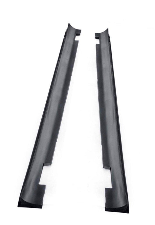 Tesla Model S 2nd Gen late 2016-early 2021 with Aftermarket Parts - V1 Style Side Skirts Carbon Fiber / FRP from CMST Tuning