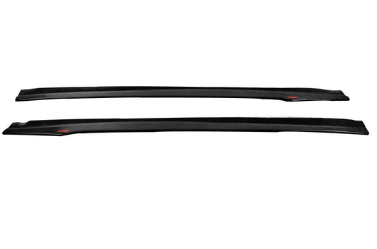 Porsche 718 718 Cayman Boxster Base S T GTS GT4 Spyder 2017-ON with Aftermarket Parts - V1 Style Side Skirts Carbon Fiber / FRP from CMST Tuning