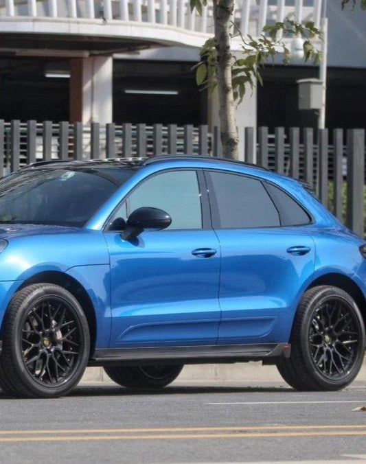 Porsche Macan 95B.1 Base/S/GTS/Sport Edition/Turbo 2015-2018 & Macan 95B.2 Base/S/GTS/Turbo 2019-2021 with Aftermarket Parts - Carbon Fiber & FRP Side Skirts from CMST Tuning