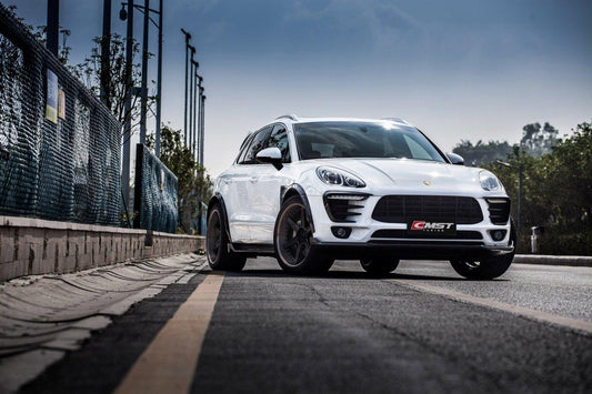 Porsche Macan 95B.1 Base/S/GTS/Sport Edition/Turbo 2015-2018 & Macan 95B.2 Base/S/GTS/Turbo 2019-2021 with Aftermarket Parts - Carbon Fiber & FRP Side Skirts from CMST Tuning