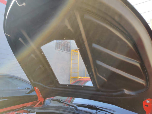 Camaro 6th Gen Z/28 2SS 1SS 3LT 2LT 1LT 2LS 1LS 2015-2024 & Camaro 6th Gen ZL1 2017-2024 with Aftermarket Parts - V2 Tempered Glass Clearview Style Hood Bonnet Carbon Fiber / FRP from CMST Tuning