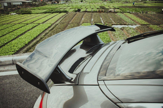 Porsche 997.1 997.2 911 Carrera/S/4S 2009 2010 2011 2012 with Aftermarket Parts - Trunk Lid with Rear Spoiler Carbon Fiber / FRP from CMST Tuning