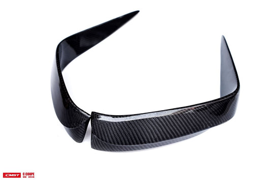 Mercedes Benz AMG C43 C300 W205 2019-2023 (C300 requires sports package front bumper) with Aftermarket Parts - Upper Valences Carbon Fiber / FRP from CMST Tuning
