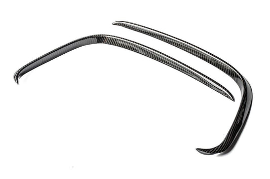 Porsche Panamera 971 971.1 Turbo/Turbo S 2017-2020 & Panamera 971 971.1 RWD/Base/4/4S 2017-2020 with Aftermarket Parts - Vacuumed Carbon & FRP Upper Valences from CMST Tuning