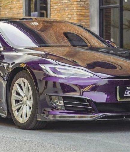 Tesla Model S 2nd Gen late 2016-early 2021 with Aftermarket Parts - Upper Valences Carbon Fiber / FRP from CMST Tuning
