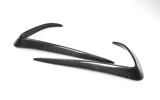 Tesla Model X P100D 100D 90D 75D 60D Performance Long Range Base 2016-2021 with Aftermarket Parts - Upper Valences Carbon Fiber / FRP from CMST Tuning