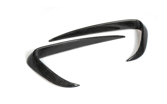 Tesla Model X P100D 100D 90D 75D 60D Performance Long Range Base 2016-2021 with Aftermarket Parts - Upper Valences Carbon Fiber / FRP from CMST Tuning