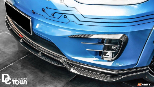 Tesla Model X P100D 100D 90D 75D 60D Performance Long Range Base 2016-2021 with Aftermarket Parts - Upper Valences Carbon Fiber / FRP from CMST Tuning