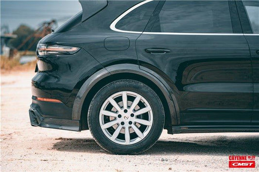 Porsche Cayenne 9Y0 9Y0.1 Base/S/GTS/Turbo/Turbo S 2019 2020 2021 2022 2023 & Cayenne 9Y0 9Y0.2 Base/S/GTS/Turbo/Turbo S 2024-On & Cayenne 9Y3 9Y3.1 Base/S/GTS/Turbo/Turbo S/Turbo GT 2019 2020 2021 2022 2023 & Cayenne 9Y3 9Y3.2 Base/S/GTS/Turbo/Turbo S/Turbo GT 2024-On with Aftermarket Parts - Wheel Arches Carbon Fiber / FRP from CMST Tuning