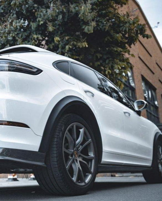 Porsche Cayenne 9Y0 9Y0.1 Base/S/GTS/Turbo/Turbo S 2019 2020 2021 2022 2023 & Cayenne 9Y0 9Y0.2 Base/S/GTS/Turbo/Turbo S 2024-On & Cayenne 9Y3 9Y3.1 Base/S/GTS/Turbo/Turbo S/Turbo GT 2019 2020 2021 2022 2023 & Cayenne 9Y3 9Y3.2 Base/S/GTS/Turbo/Turbo S/Turbo GT 2024-On with Aftermarket Parts - Wheel Arches Carbon Fiber / FRP from CMST Tuning