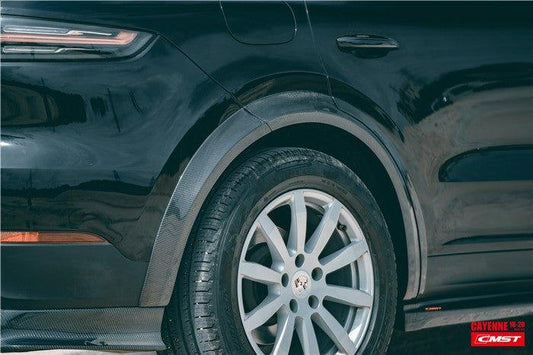 Porsche Cayenne 9Y0 9Y0.1 Base/S/GTS/Turbo/Turbo S 2019 2020 2021 2022 2023 & Cayenne 9Y0 9Y0.2 Base/S/GTS/Turbo/Turbo S 2024-On & Cayenne 9Y3 9Y3.1 Base/S/GTS/Turbo/Turbo S/Turbo GT 2019 2020 2021 2022 2023 & Cayenne 9Y3 9Y3.2 Base/S/GTS/Turbo/Turbo S/Turbo GT 2024-On with Aftermarket Parts - Wheel Arches Carbon Fiber / FRP from CMST Tuning